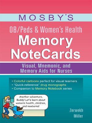 cover image of Mosby's OB/Peds & Women's Health Memory NoteCards
